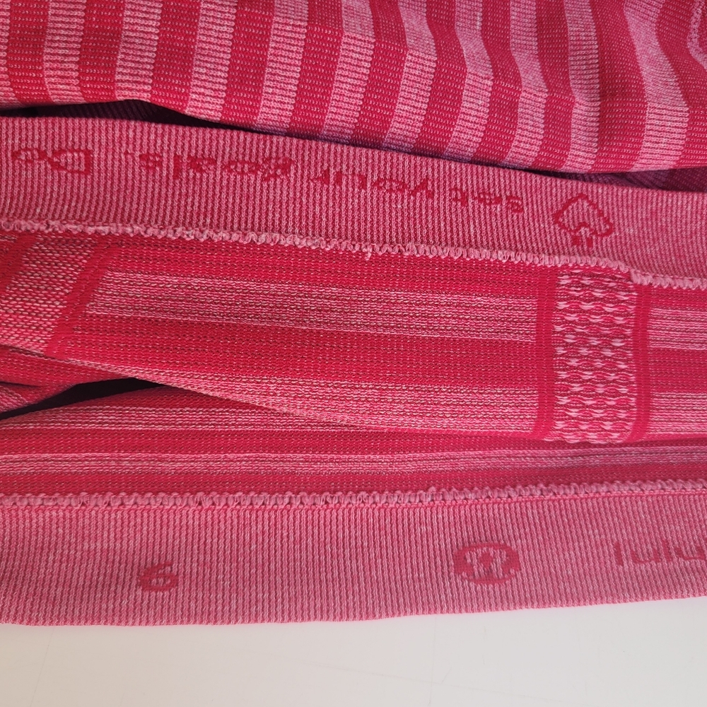 Lululemon Swiftly Tech Long Sleeve Crew In Heathered Berry Rumble W3M22S Size 6 - Picture 6 of 10